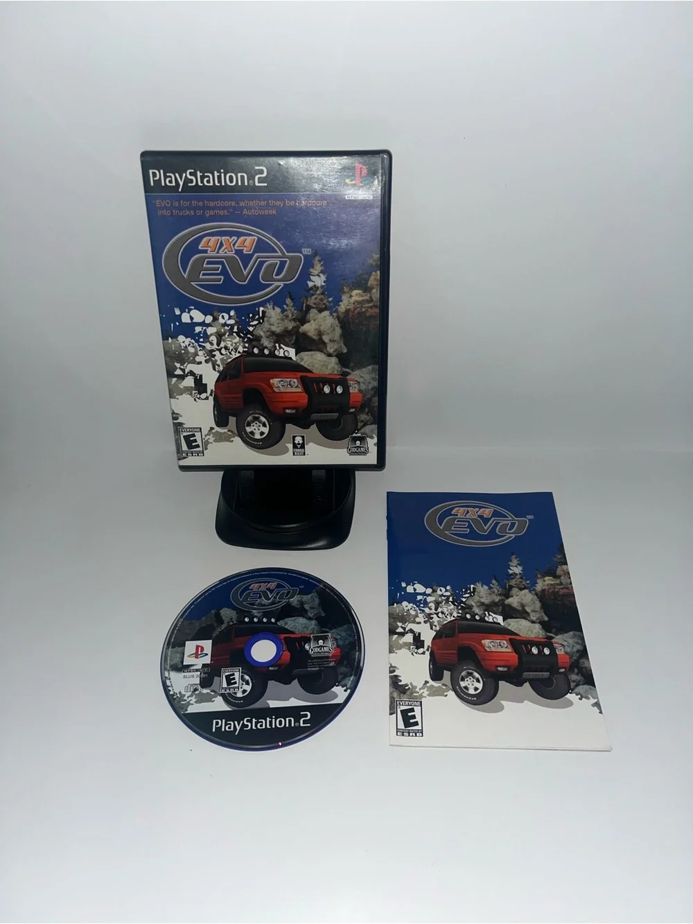 Sony PlayStation 2 4x4 Evo Video Game - Blue & Red Cover